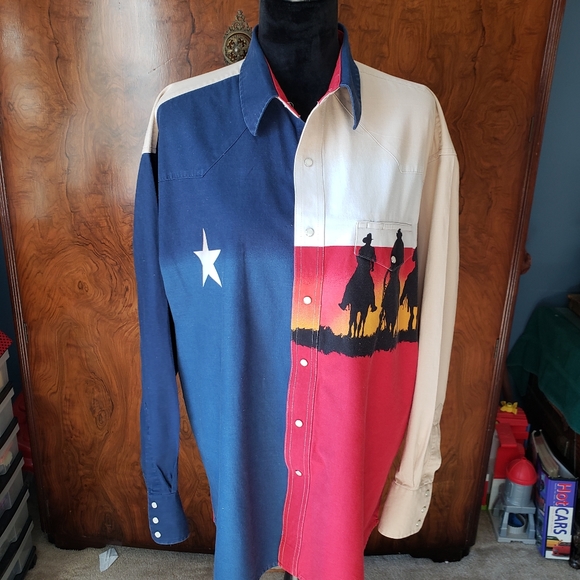 Mens Wranglers Western shirt